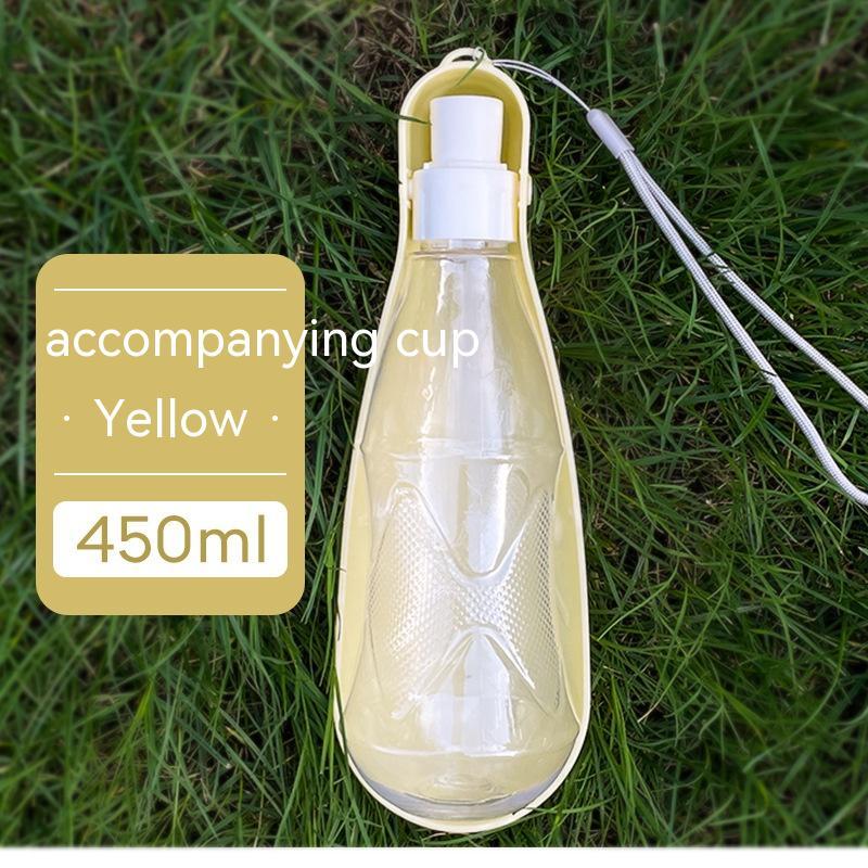 Pet Water Cup Outdoor Portable Folding Dog Water Bottle 550ml Large Capacity Medium To Large Dog Drinking Bottle by DC-THE CEO