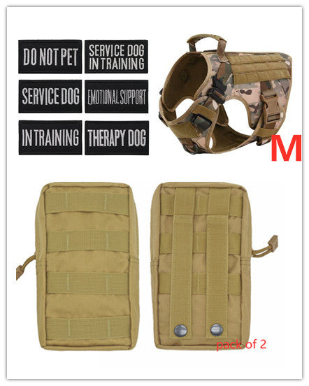Military Tactical Dog Harness German Shepherd Adjustable Pet Dog Back by DC-THE CEO
