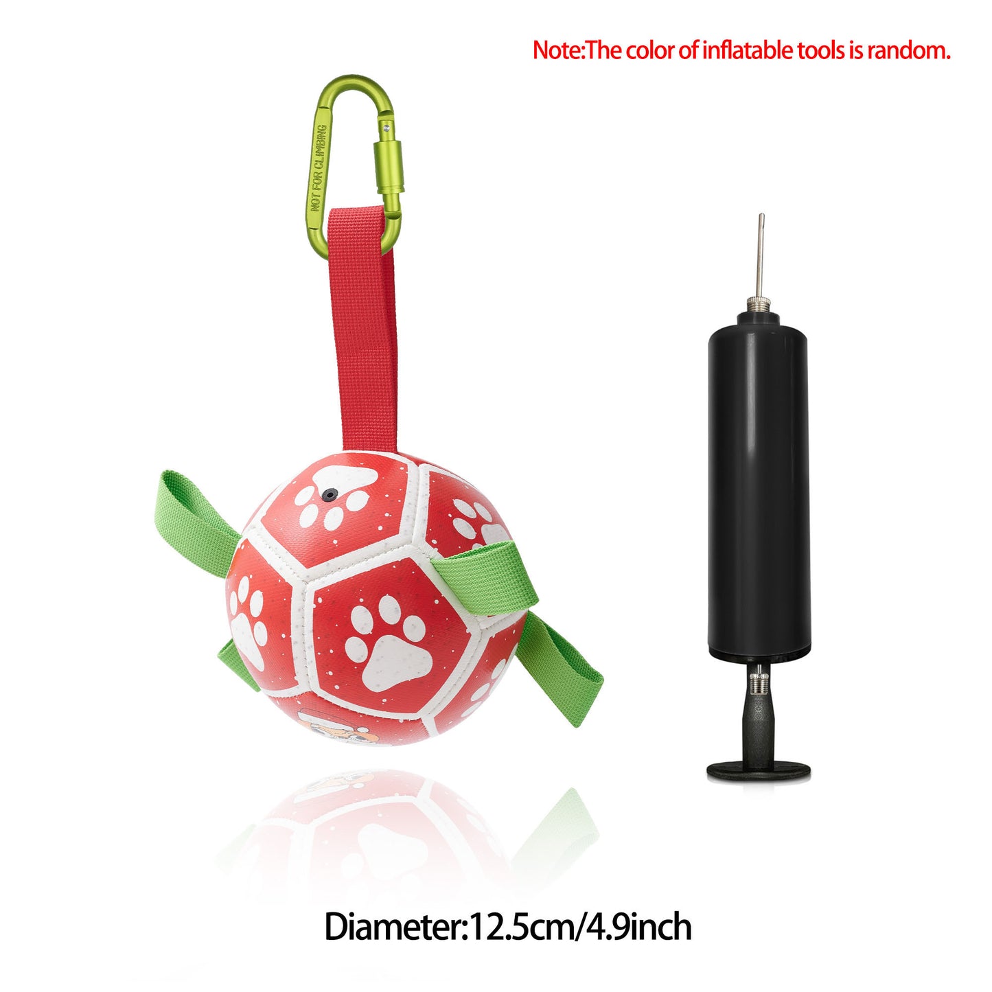 Interactive Dog Football Toy Soccer Ball Inflated Training Toy For Dogs Outdoor Border Collie Balls For Large Dogs Pet Supplies by DC-THE CEO