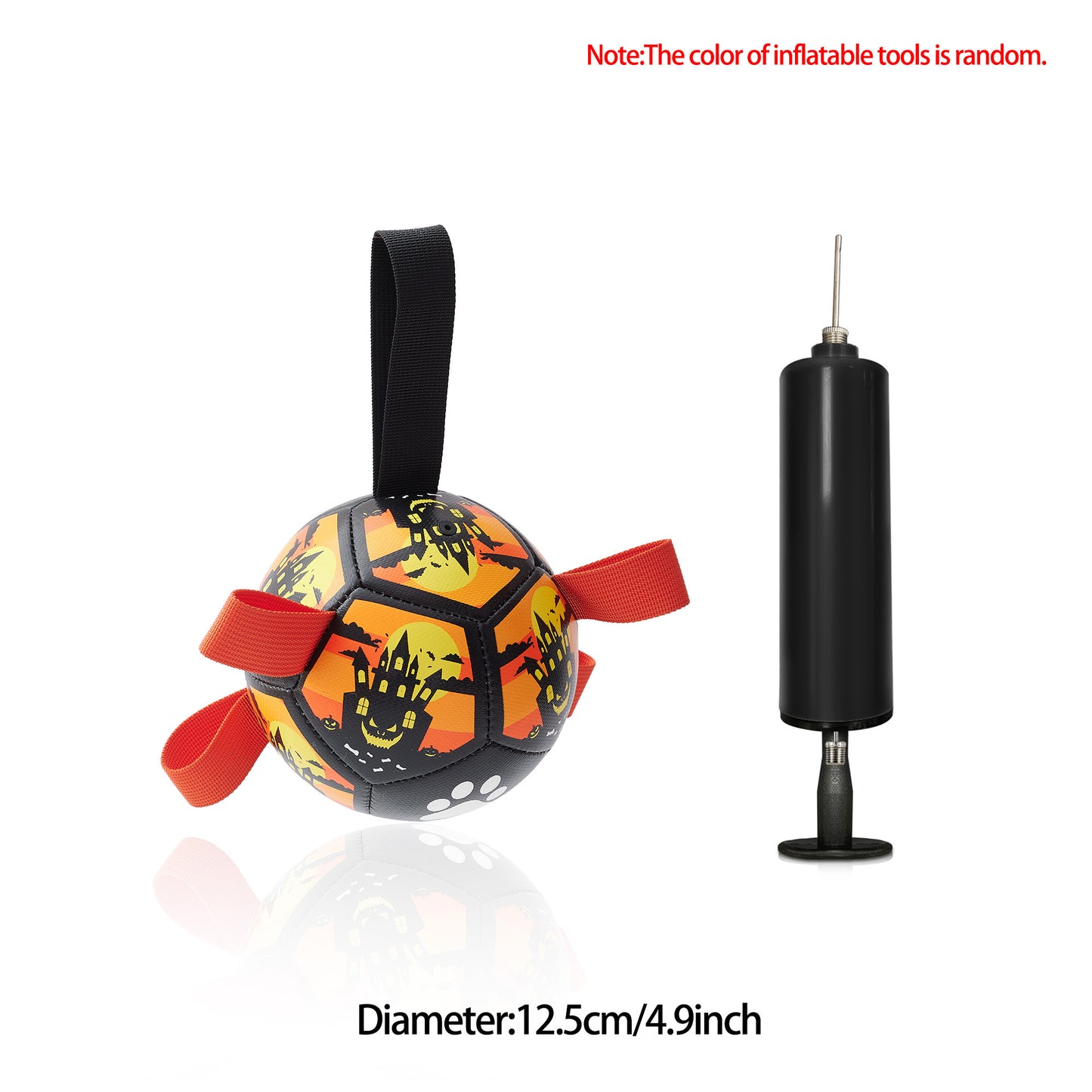 Interactive Dog Football Toy Soccer Ball Inflated Training Toy For Dogs Outdoor Border Collie Balls For Large Dogs Pet Supplies by DC-THE CEO