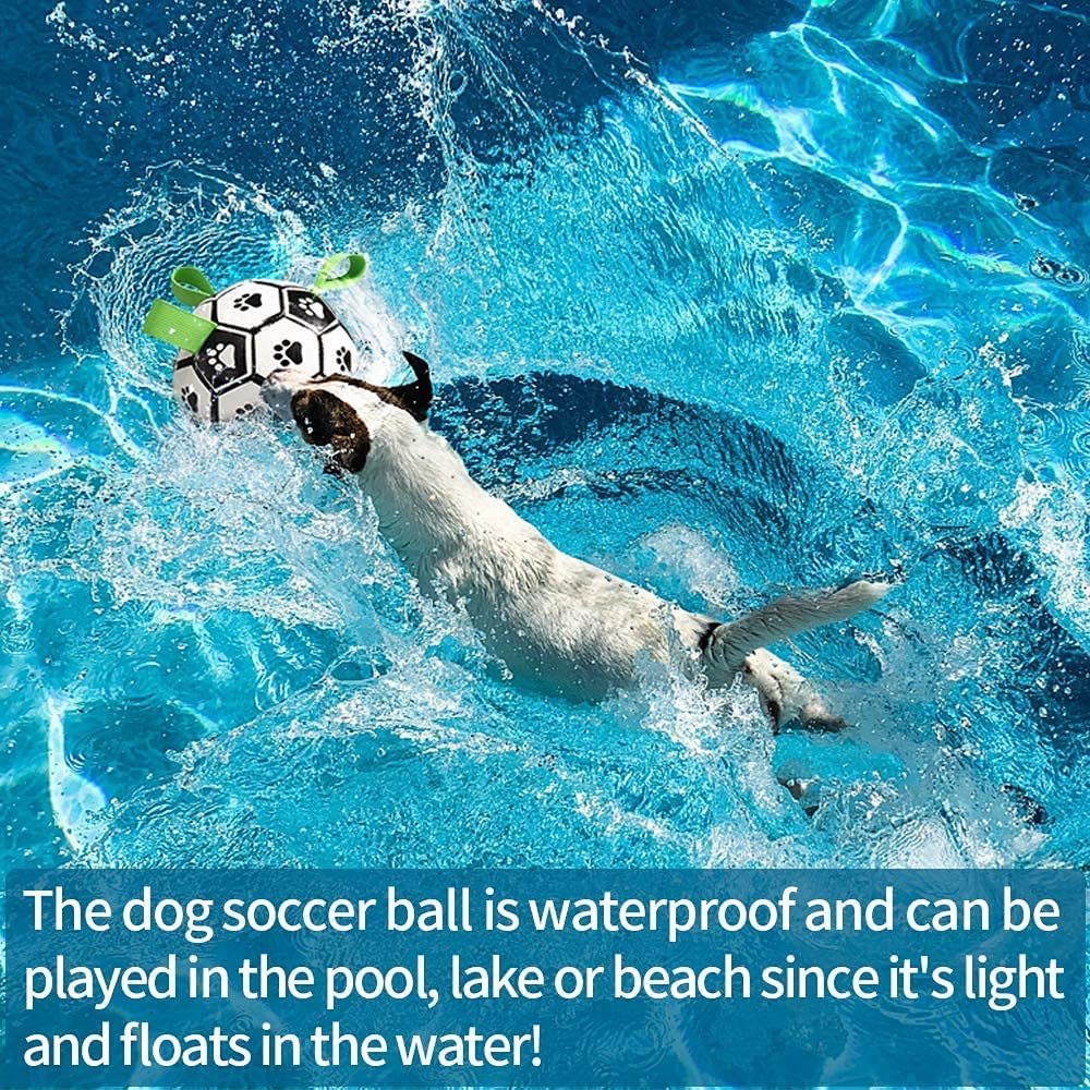 Interactive Dog Football Toy Soccer Ball Inflated Training Toy For Dogs Outdoor Border Collie Balls For Large Dogs Pet Supplies by DC-THE CEO