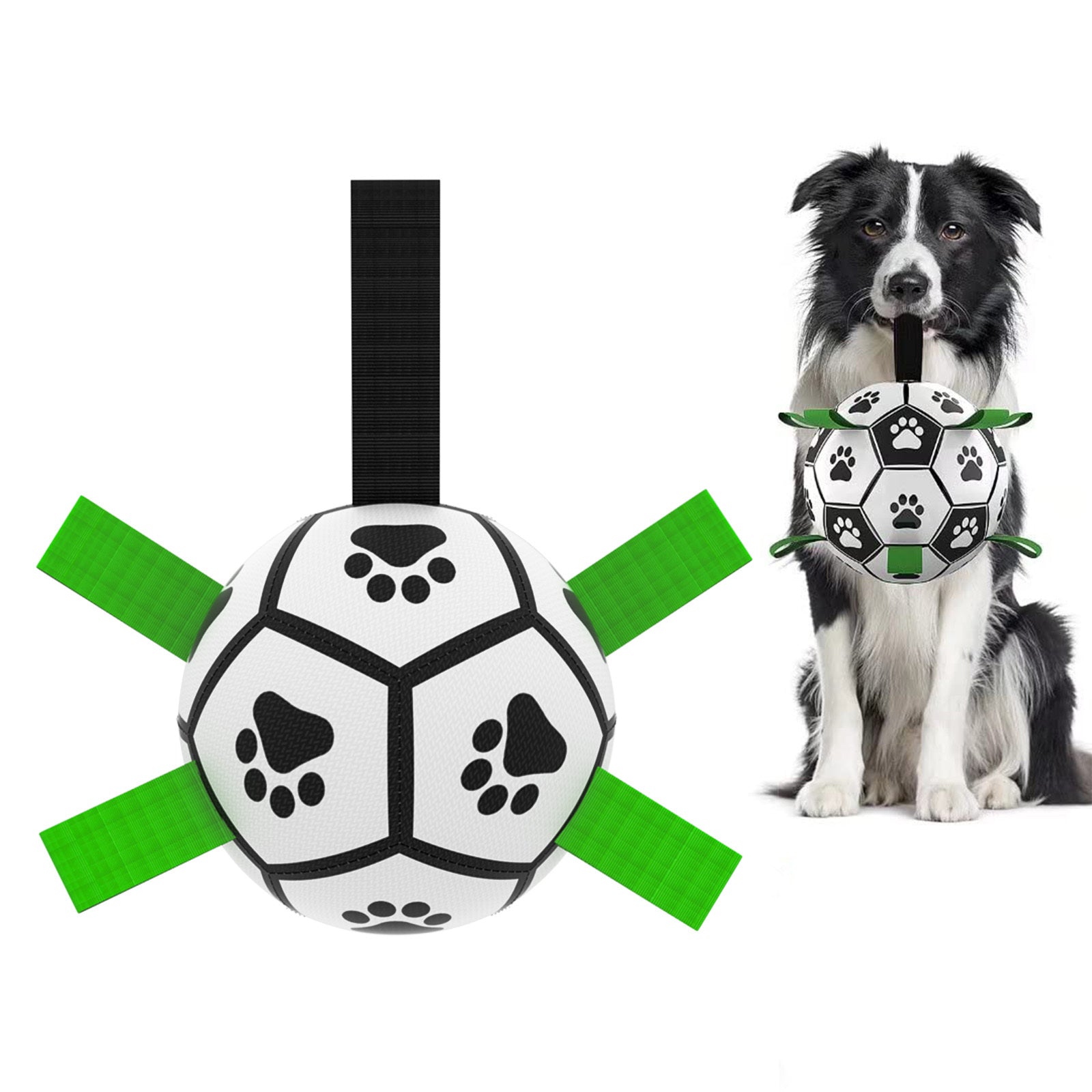 Interactive Dog Football Toy Soccer Ball Inflated Training Toy For Dogs Outdoor Border Collie Balls For Large Dogs Pet Supplies by DC-THE CEO