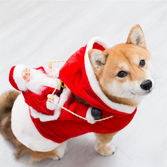 Fashion Christmas Clothes Green Elf Pet Dog Christmas Costume by DC-THE CEO
