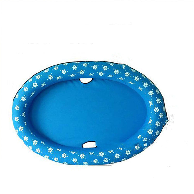 Dog Swimming Pool Inflatable Hammock Pets Pool Floating Bed Spring Summer Swimming Ring by DC-THE CEO