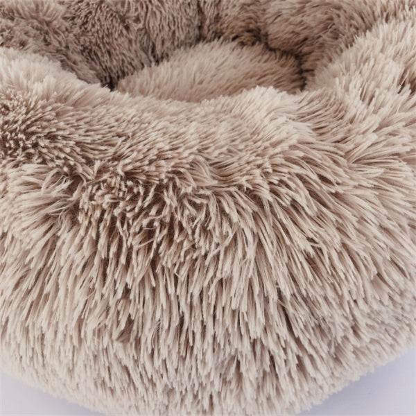 Round Long Hairy Autumn And Winter Nest Pad Cat Mattress by DC-THE CEO