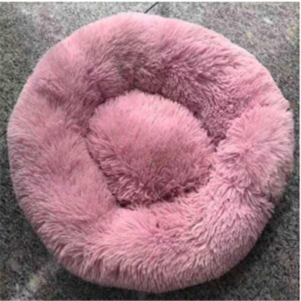 Round Long Hairy Autumn And Winter Nest Pad Cat Mattress by DC-THE CEO