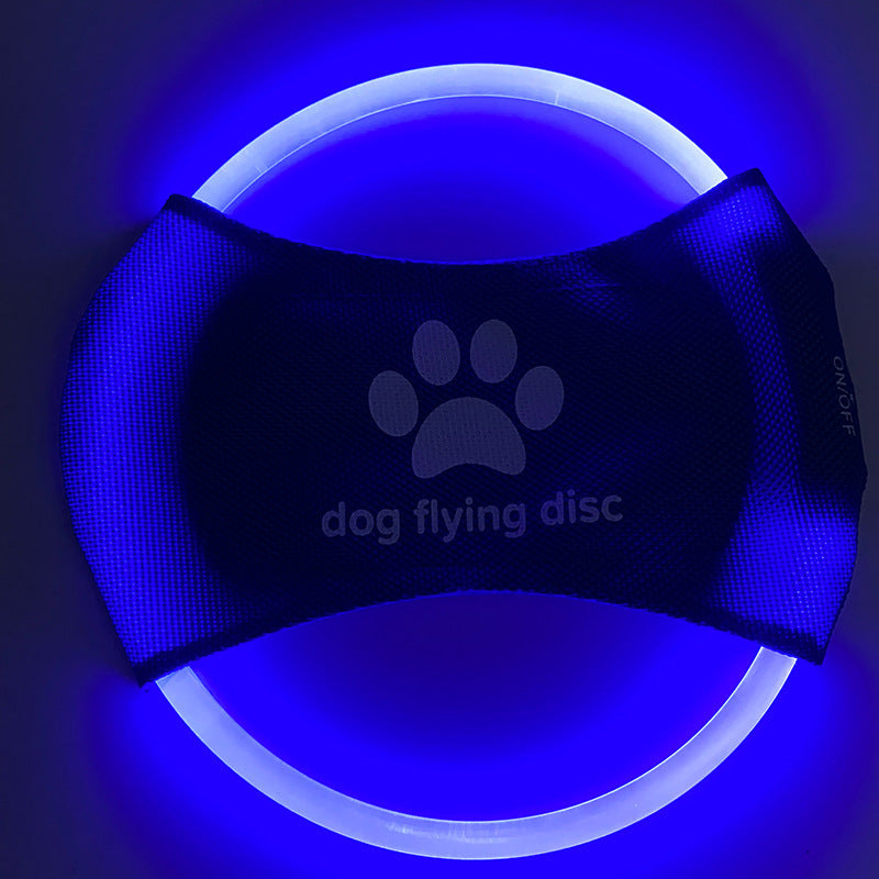 Dog Flying Discs Light Glowing LED LuminousTrainning Interactive Toys Game Flying Discs Dog Toy Pet Dog Accessories Pet Products by DC-THE CEO