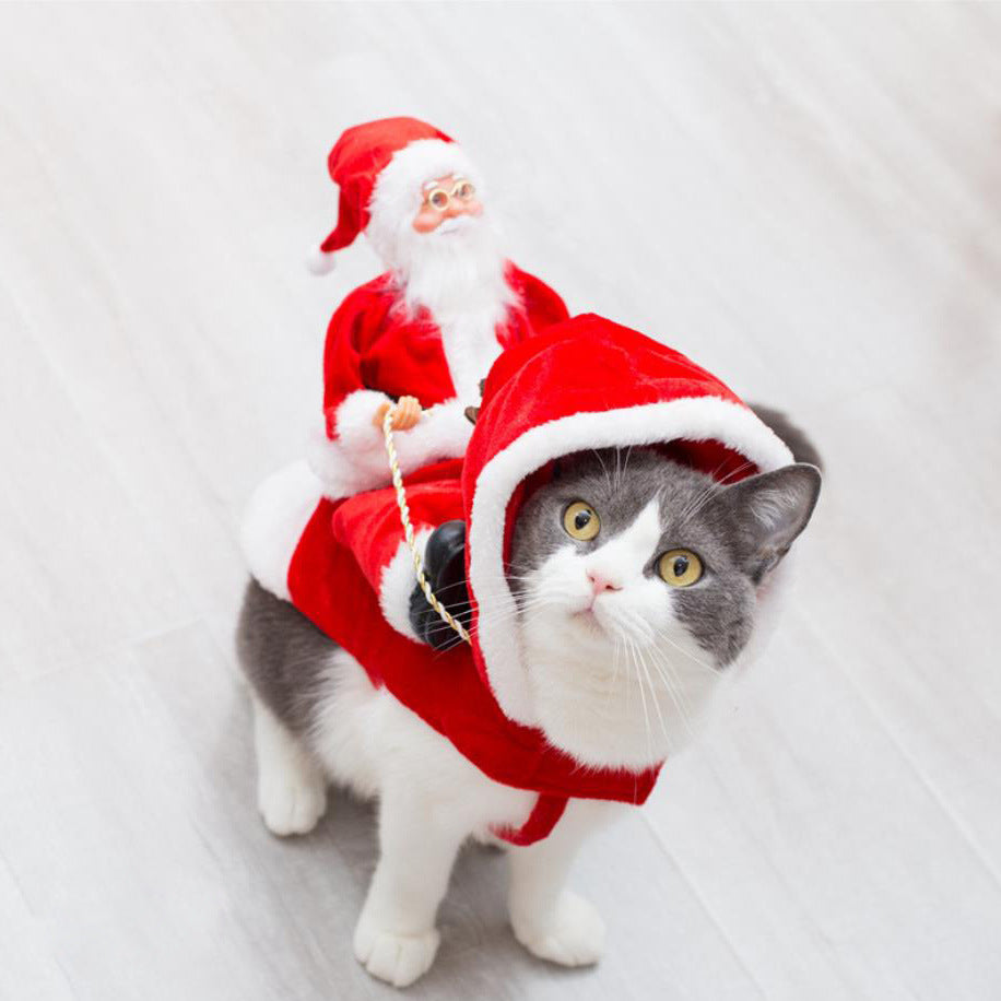 Fashion Christmas Clothes Green Elf Pet Dog Christmas Costume by DC-THE CEO