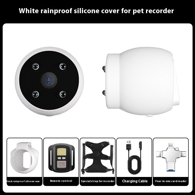 Pets Recorder Pet Tracker Collar Dogs And Cats Viewing Angle Motion Recording Camera Action Camera With Video Records Cat Collars Camera Sport Pet Products by DC-THE CEO