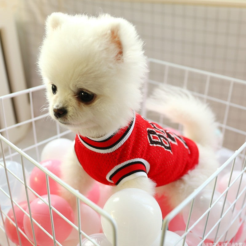 Dog Summer Clothes Teddy Vest Breathable by DC-THE CEO