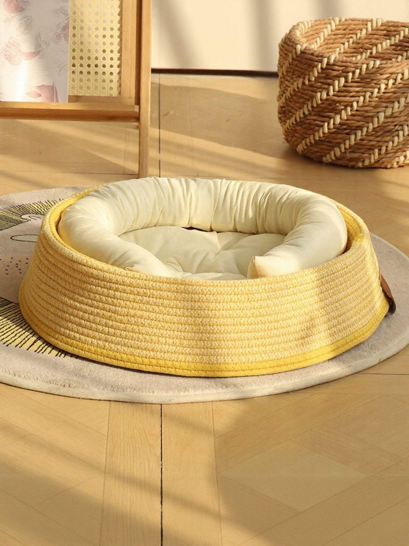 Woven Rattan Pet Nest by Trendsi