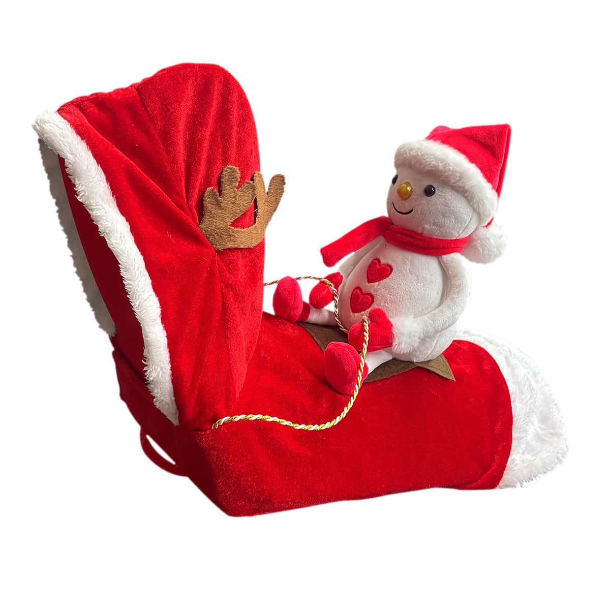 Dog Christmas Clothes Santa Claus Riding Deer by DC-THE CEO