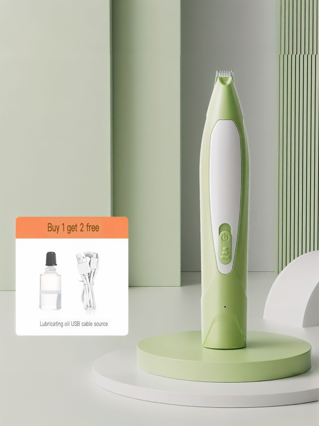 LED Pet Paw Trimmer Rechargeable Low Noise by Trendsi