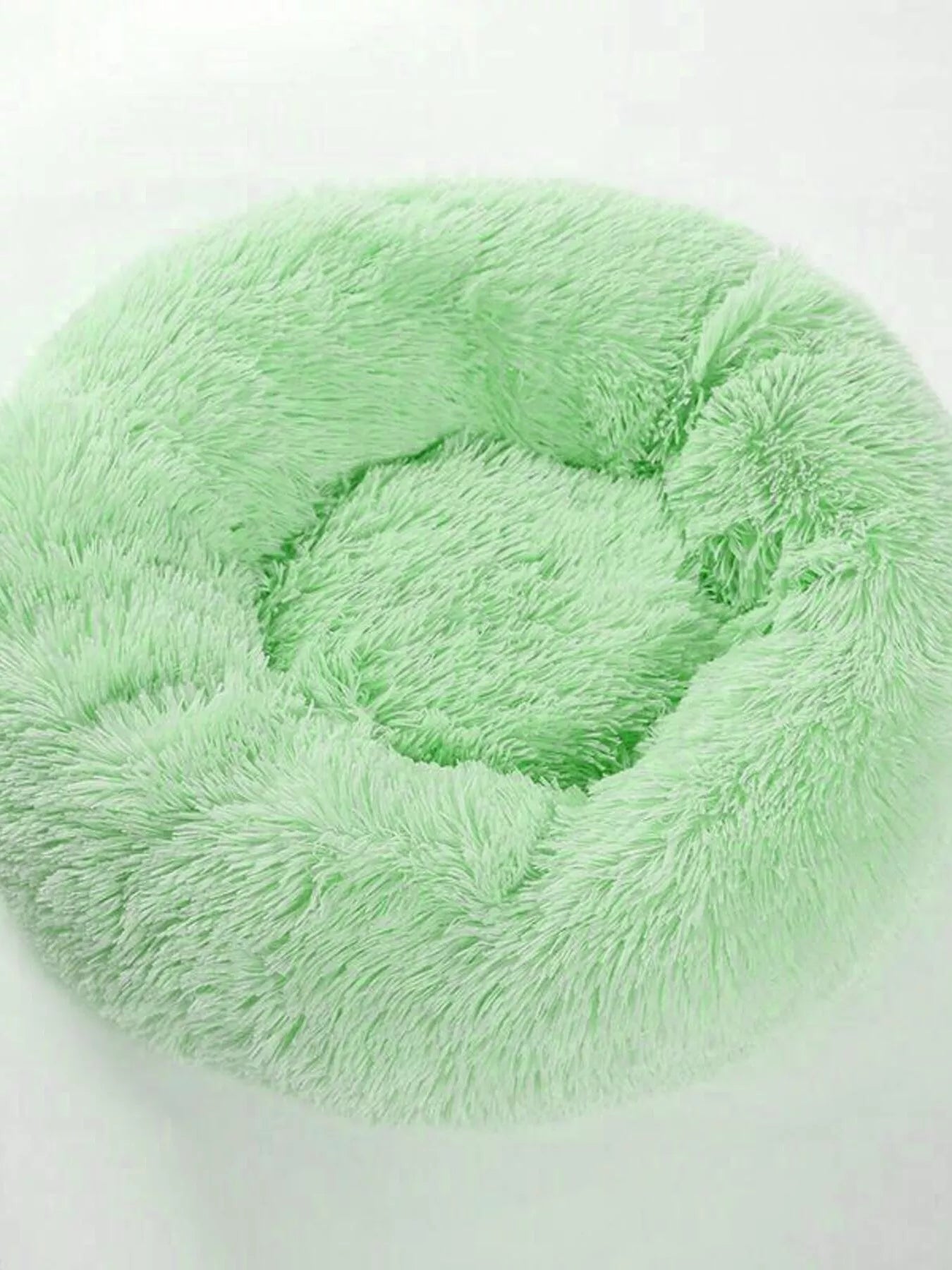 Fluffy Plush Donut Pet Nest by Trendsi