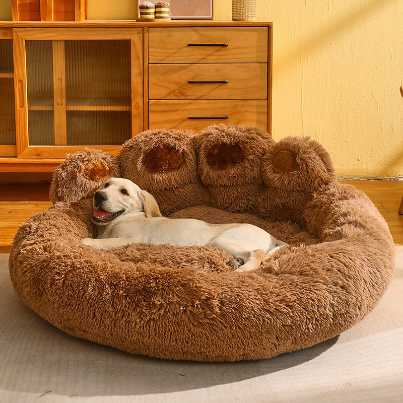 Kennel Warm Medium Large Dog Corgi Golden Retriever Bed Fleece-lined Sofa Mattress by ESTELY LLC